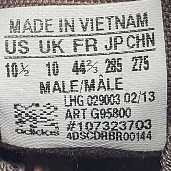 Adidas Nizza High Classic 78 Men's Brown Camo Sneakers G95800 US Size 10.5 - Picture 8 of 8